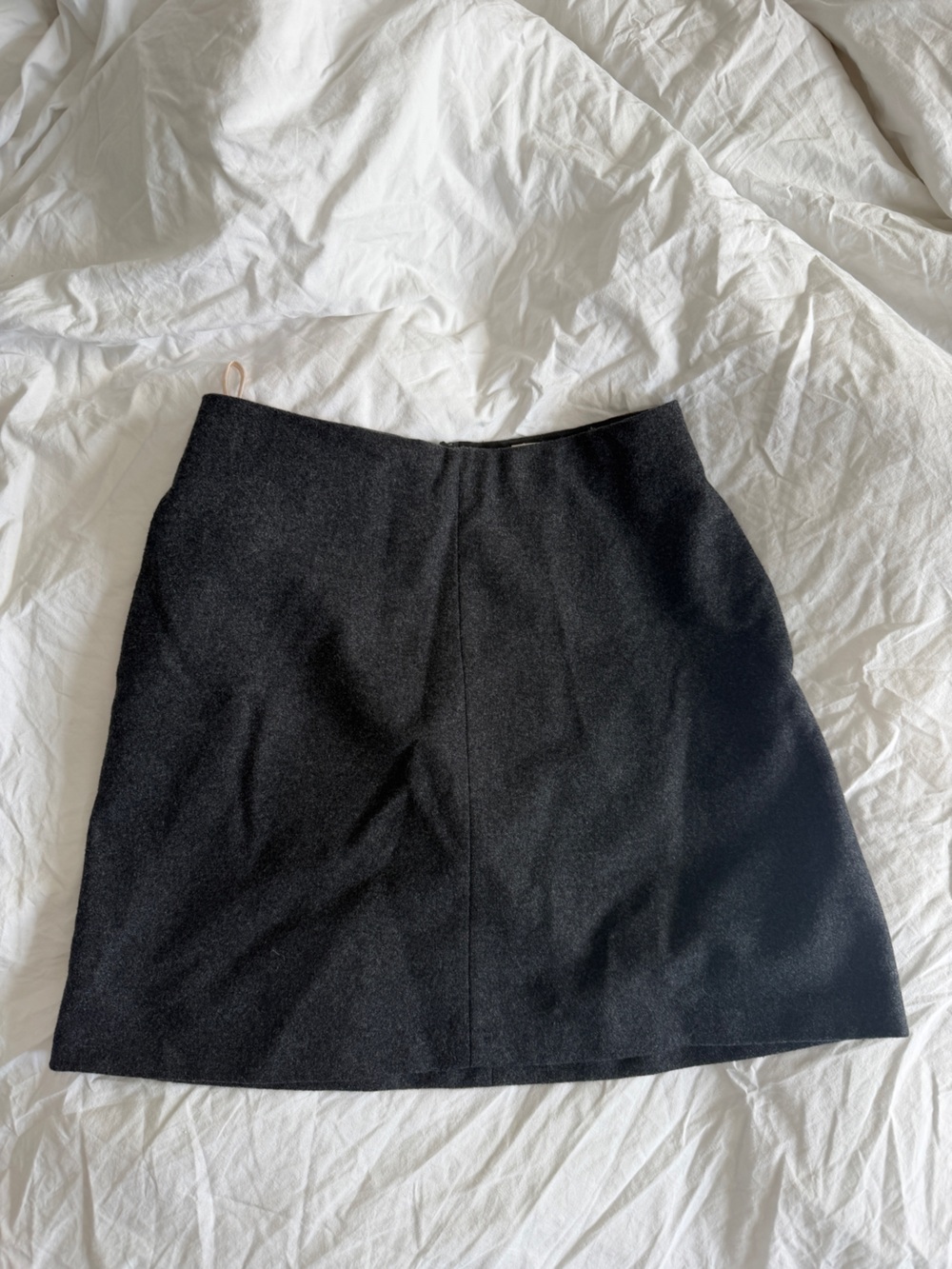 Wilfred Grey Women's Wool Mini Skirt